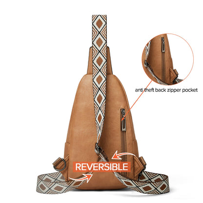 Sling Bag Crossbody Bags for Women Small Cross Body Bag Fanny Packs Chest Sling Purse for Daily Travel Leisure Sport
