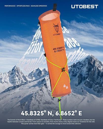 Custom Quiver for Trail Running Poles - Durable Storage Bag for Running Accessories