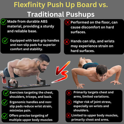 Push Up Board, Portable 25-In-1 Push up Board for Men, | Pilates Bar & Fitness Accessories with Resistance Bands & Ab Roller Wheel, Professional Strength Training Equipment For Man and Women