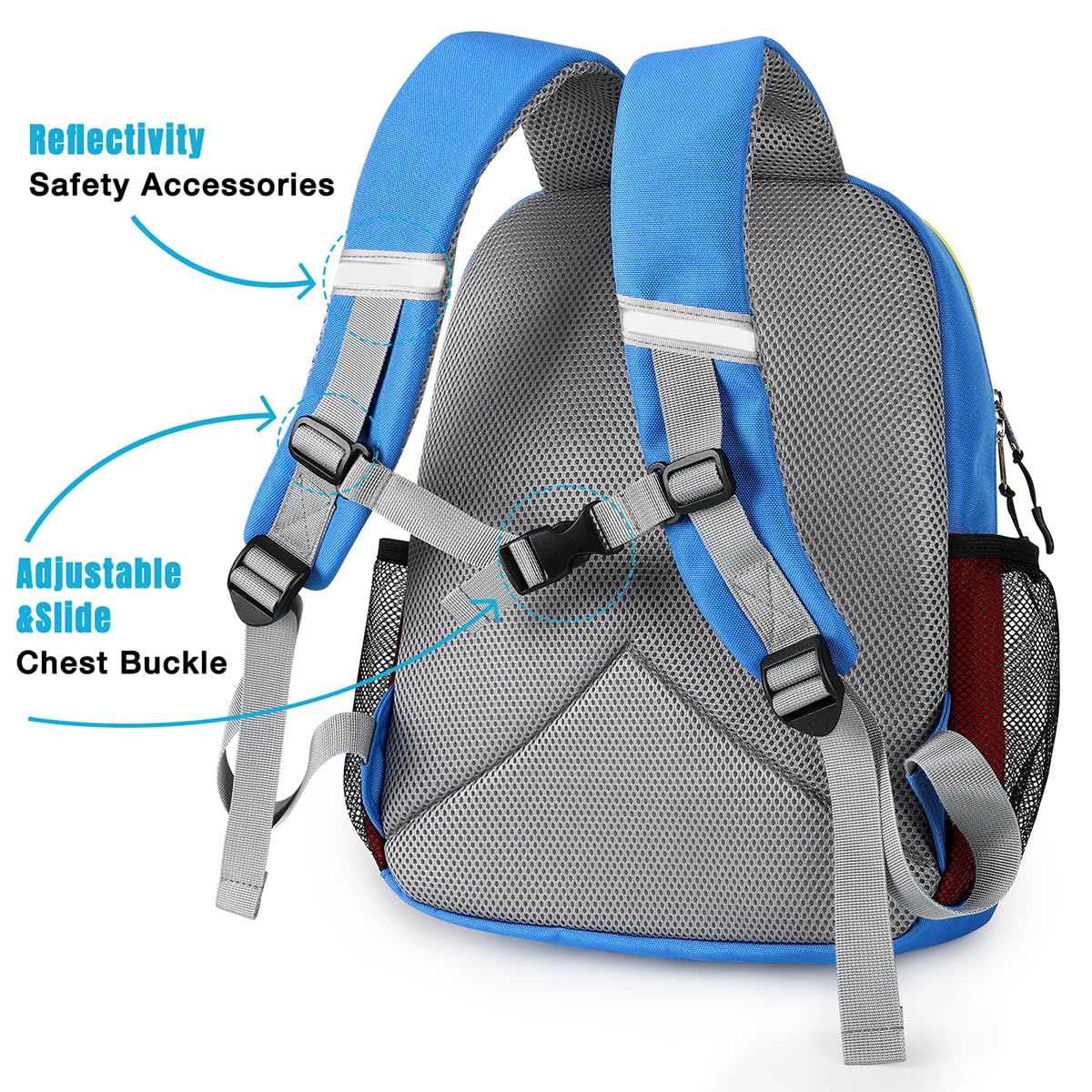 STEAMEDBUN Toddler Backpack for Boys 2-4,Kindergarten Backpack for Boys,Preschool Backpack,Mini