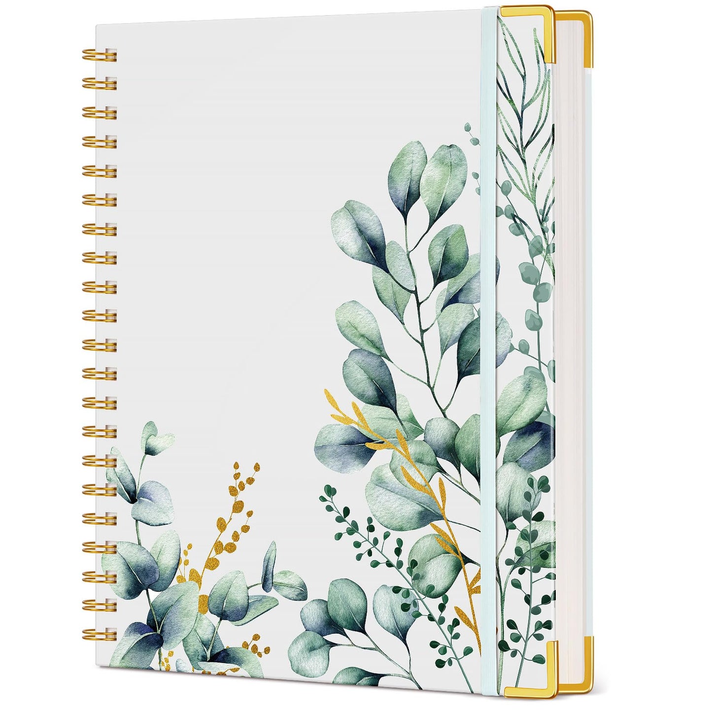 Aesthetic Spiral Notebook Journal for Women, 200 Pages Lined Notebooks 8.5” x 11”, A4 Large Hardcover Spiral Journals with 100 GSM Thick Paper, Cute College Ruled Notebook for Writing Work School