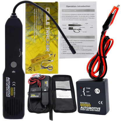 Cable Tracker Electrical, EM415 PRO Automotive Short & Open Finder, Wire Tracer with Flexible Probe, DC 6-42V Car Diagnostic Tool, Open Circuit Locator for Automotive Wiring Systems (No Battery)