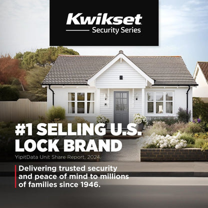 Kwikset Tylo Entry Door Knob with Lock and Key, Secure Keyed Handle Exterior, Front Entrance and Bedroom, Satin Nickel, Pick Resistant SmartKey Rekey Security and Microban