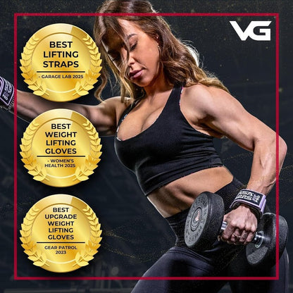 Wrist Straps for Weightlifting - Versa Gripps Pro | Made in USA, Durable Training Accessory
