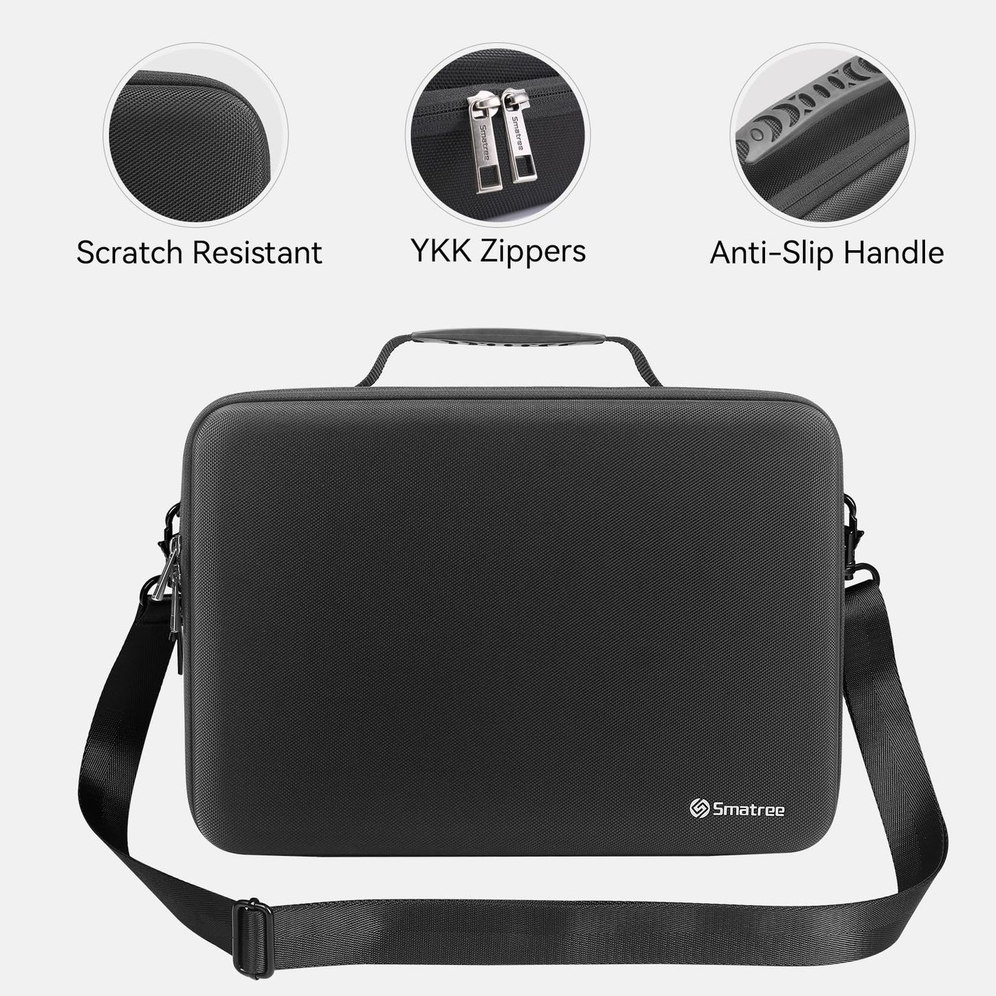 Smatree Hard Sleeve Shoulder Case for 13-14 inch Lenovo Yoga Slim 9i/7i/6i Copilot+PC, for Yoga 9i/Book 9i/7/6 2-in-1, for IdeaPad 5/5 Pro/Slim 5/4G LTE, for Lenovo 13w Yoga/Chromebook Duet 5