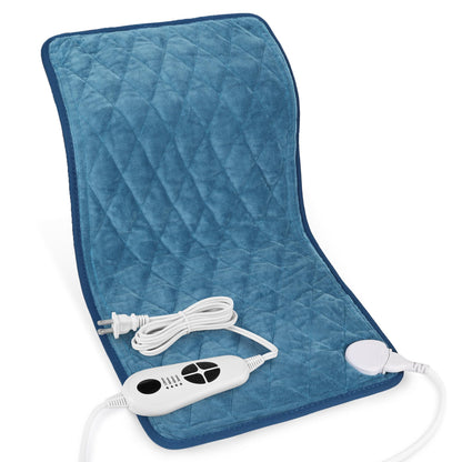 Heating Pad,Electric Heating Pads for Back,Neck,Abdomen,Moist Heating Pad for Shoulder,Knee,Arms,Legs,Dry/Moist Heat & Auto Shut Off,Birthday Gifts for Men and Women(Light Gray, 24''×12'')