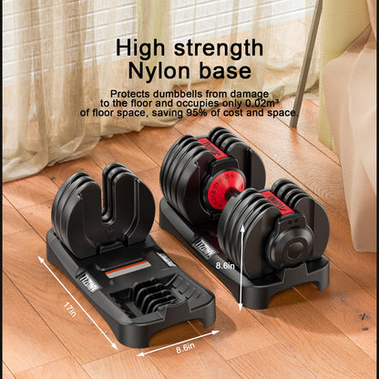 TYZDMY Adjustable Dumbbells Set of 2，Free Weights Dumbbells Set，Adjustable Dumbbell Set，52.5 lbs pair 105 lbs，15 in 1，for Men/Women Gym Equipment for Home Strength Training Equipment