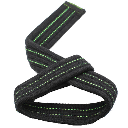 PR PR Lifting Straps for Weightlifting – Heavy Duty Deadlift Straps with Extra Thick Material for Grip & Wrist Support – Gym Wrist Straps for Powerlifting, Bodybuilding, Strength Training (Black Neon)