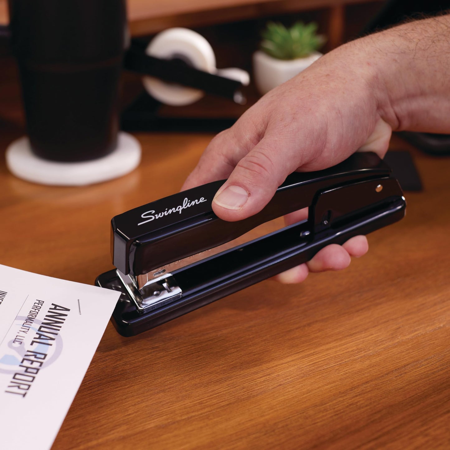 Swingline Commercial Stapler, 20 Sheet Capacity, Jam Free, Metal, 2 Pack, Black (44401AZ)