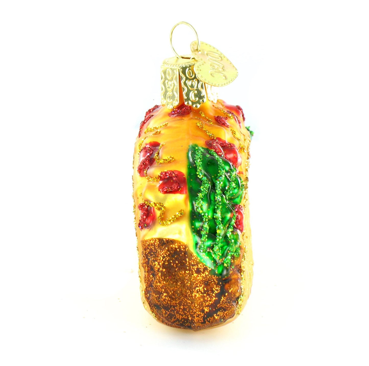 Old World Christmas Ornaments: Taco Glass Blown Ornaments for Christmas Tree (32084)