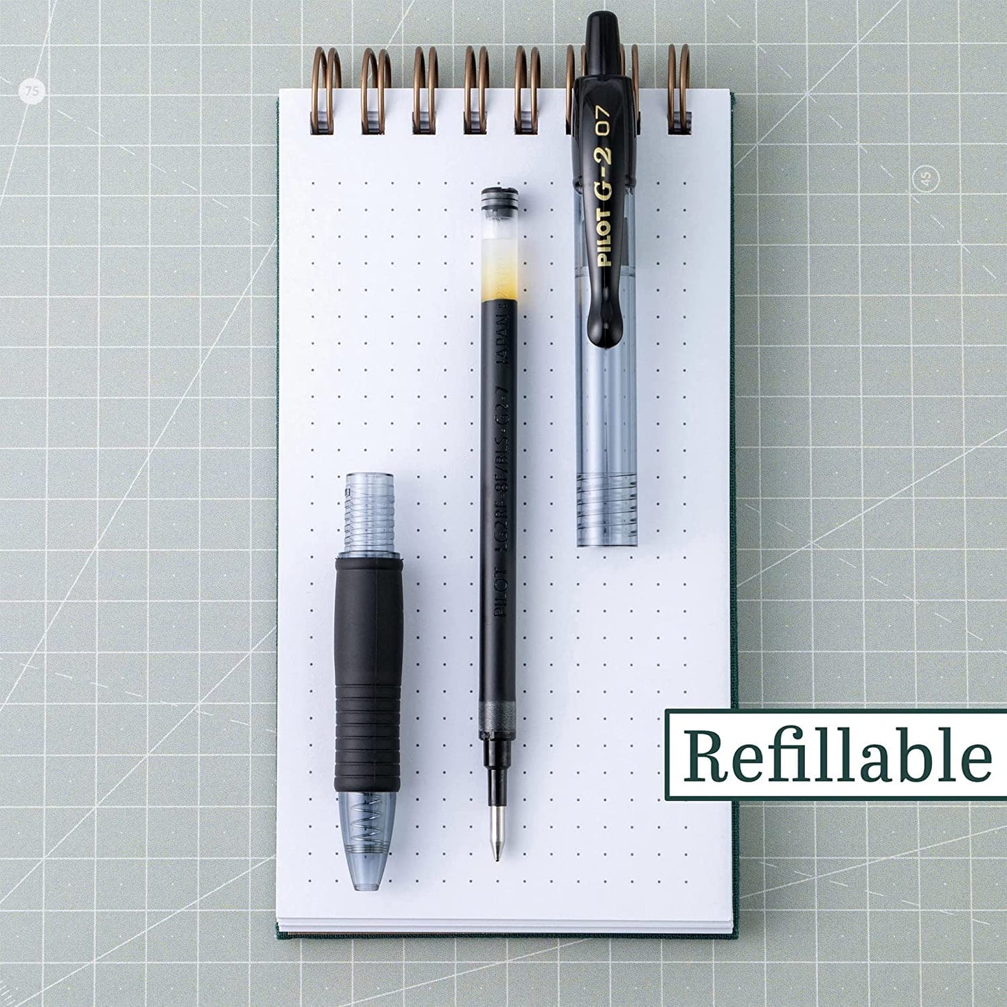 PILOT G2 Premium Refillable & Retractable Rolling Ball Gel Pens, 0.7mm Fine Point, 6 Black and 4 Blue Pens, 10 Pack