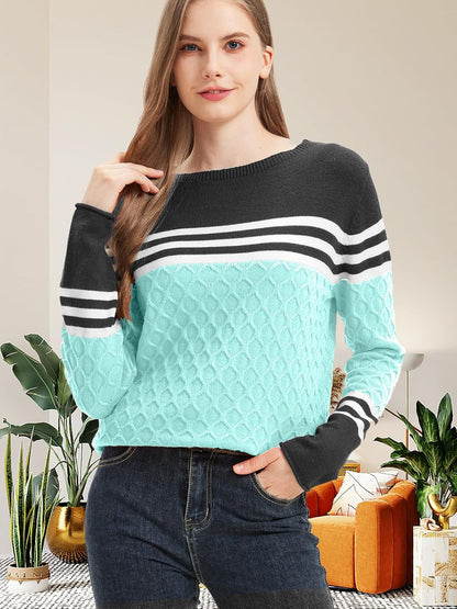 Womens Sweaters Fall 2025 Fashion Boho Trendy Lightweight Pullover Crew Long Sleeve Cute Tops for Women Winter Outfits