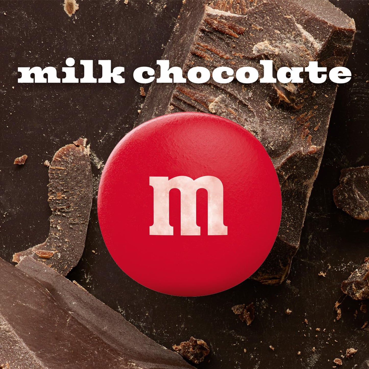M&M's Milk Chocolate Bulk Candy in Resealable and Recyclable Jars, Party Size Assorted Chocolate Candies, Movie Night Snacks, Candy Buffet, 25.5 Ounces Each (Pack of 2)