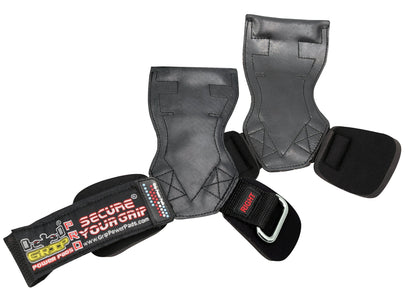 Lifting Grips PRO Weight Gloves Heavy Duty Barbell Gymnastics Straps Alternative to Power Hooks Deadlifts Adjustable Neoprene Padded Wrist Wrap