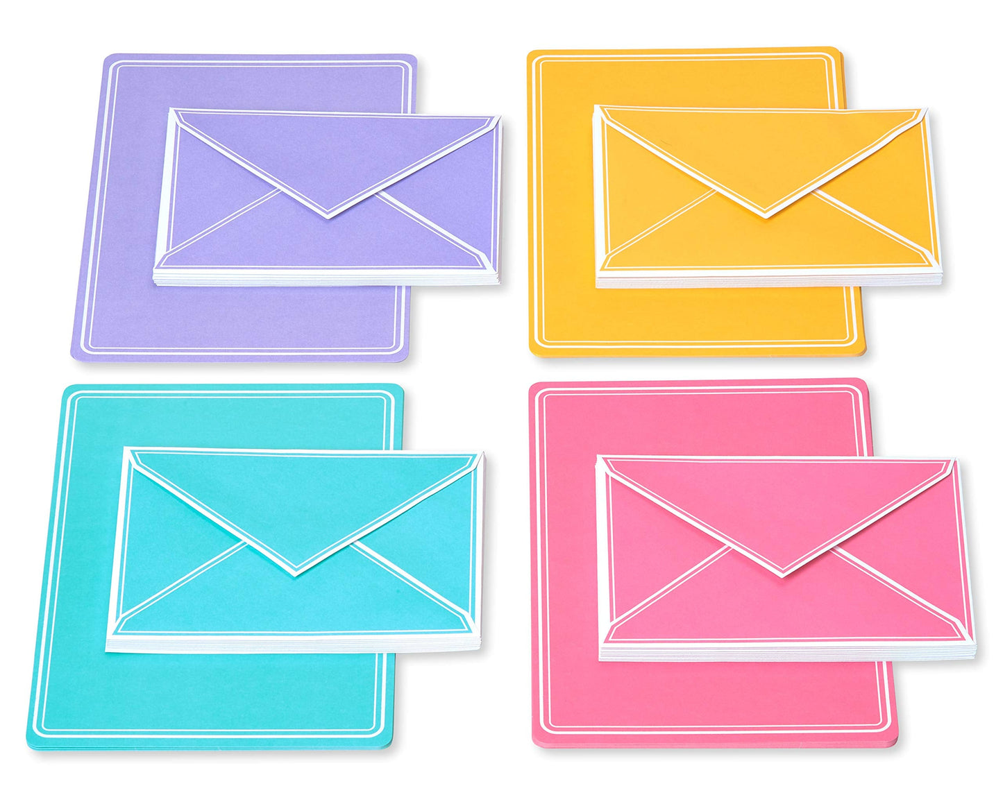 American Greetings Pastel Stationery Sheets and Colored Envelopes (80-Count)