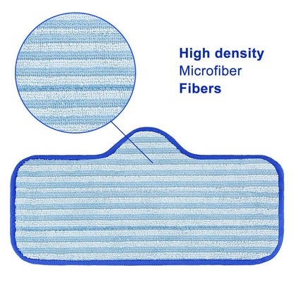 LINNIW 6 Pack Microfiber Pads Compatible with Dupray Neat Steam Cleaner, Durable, Reusable and Machine Washable