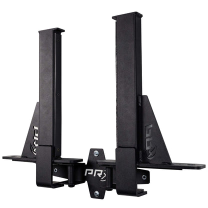 PRx Performance Squat Rack Spotter Arm Pairs, Fits Profile ONE 2x3 with 5/8" Hole & PRO 3x3 with 1" Holes in Upright Squat Racks, USA Made, (Spotter Arm Storage)