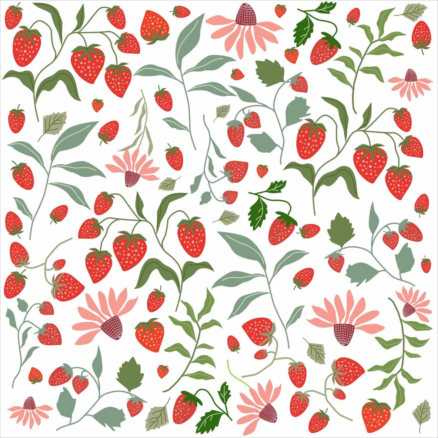 Strawberry Wall Decals Berry Fruit Wall Stickers Floral Leaf Fruits Leaves Stickers Cute Strawberries Wall Sticker Removable Berries Strawberry Decals for Nursery Girls Room Bedroom Decor