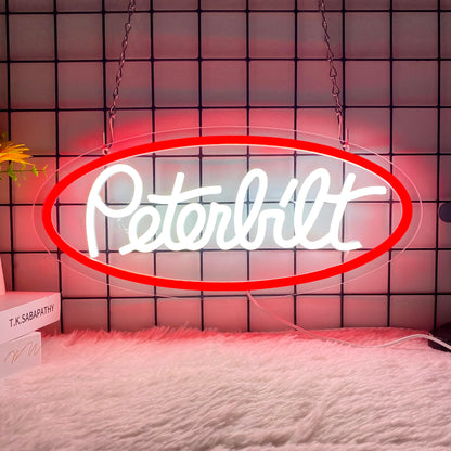 International Harvester Neon Signs for Wall Decor Dimmable IH Tractor Vehicle Neon Light Farm Repair Shop Basement Signs USB Powered for Farm Bedroom Man Cave Bar Birthday Gifts