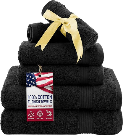 American Veteran Towel, 6 Piece Towel Set