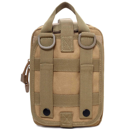 Honestptner Molle Pouch, Sturdy 600D Nylon Tactical Medical Pouch,Rip-Away EMT First Aid Pouch (Bag Only)