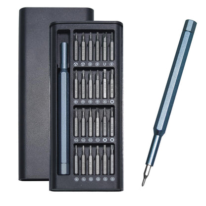 NISCHA 25-in-1 Small Precision Screwdriver Set, Professional Magnetic Mini Repair Tool Kit for Phone, Computer, Watch, Laptop, Macbook, Game Console, Eyeglass