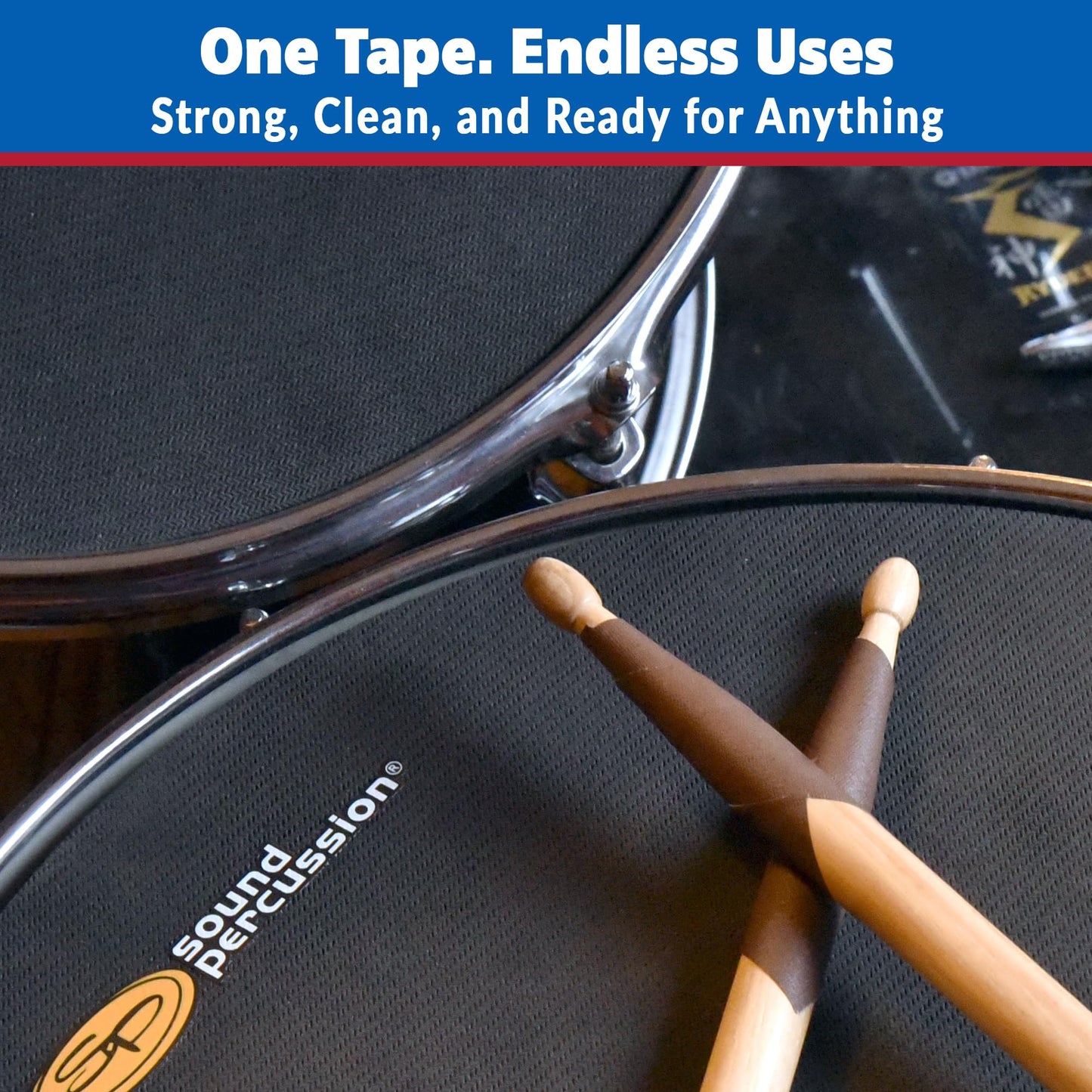Gaffer Power Brown Gaffer Tape 3” x 30 Yards – No Residue, Made in USA, Professional Grade, Non-Reflective Matte Cloth Tape for Floor, Stage & Cable Management