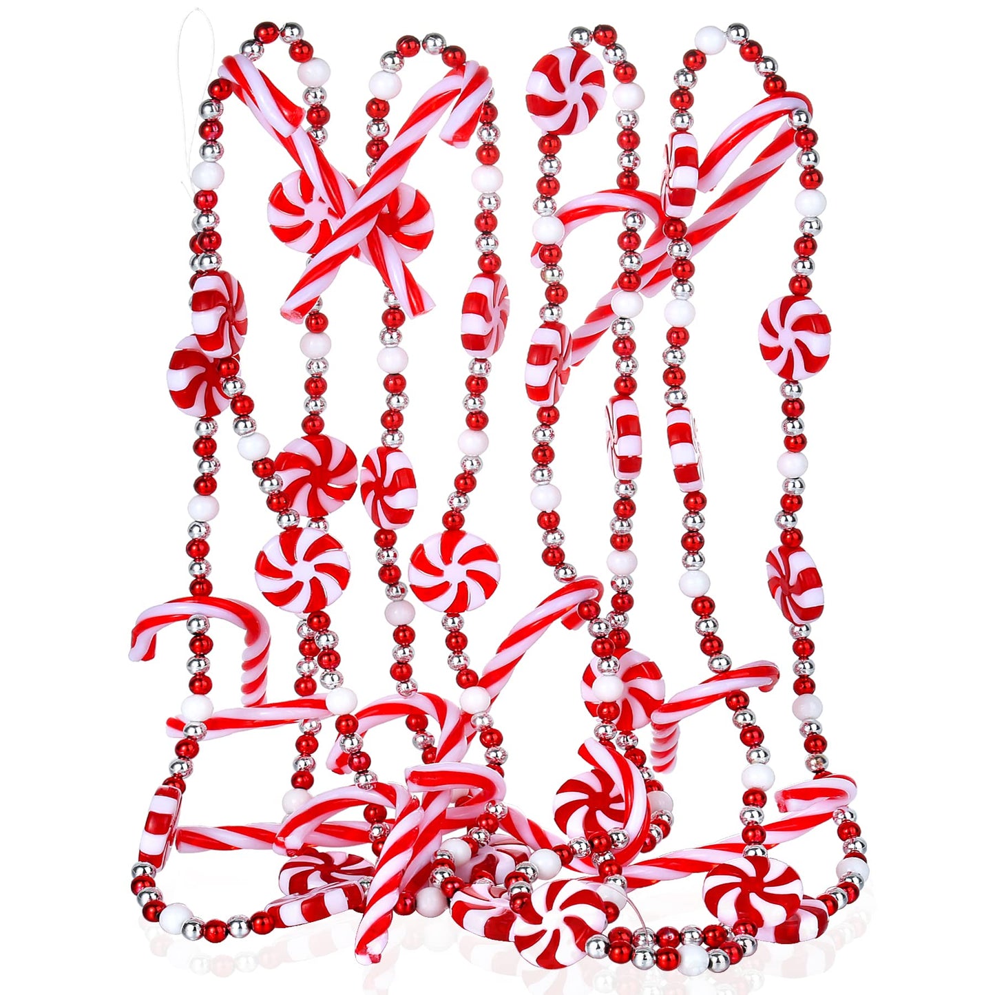 WHQXFDZ 9 Feet Christmas Candy Cane Garland Christmas Tree Decoration