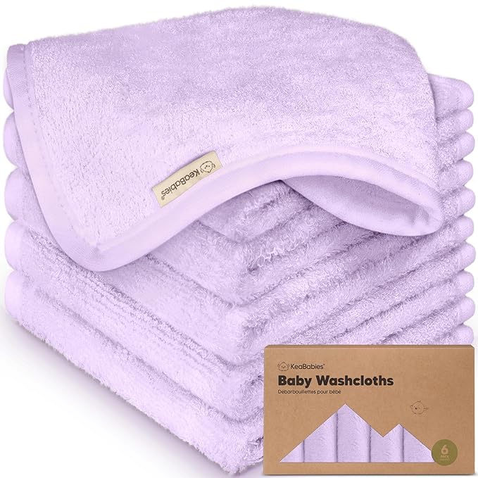 6-Pack Baby Washcloths