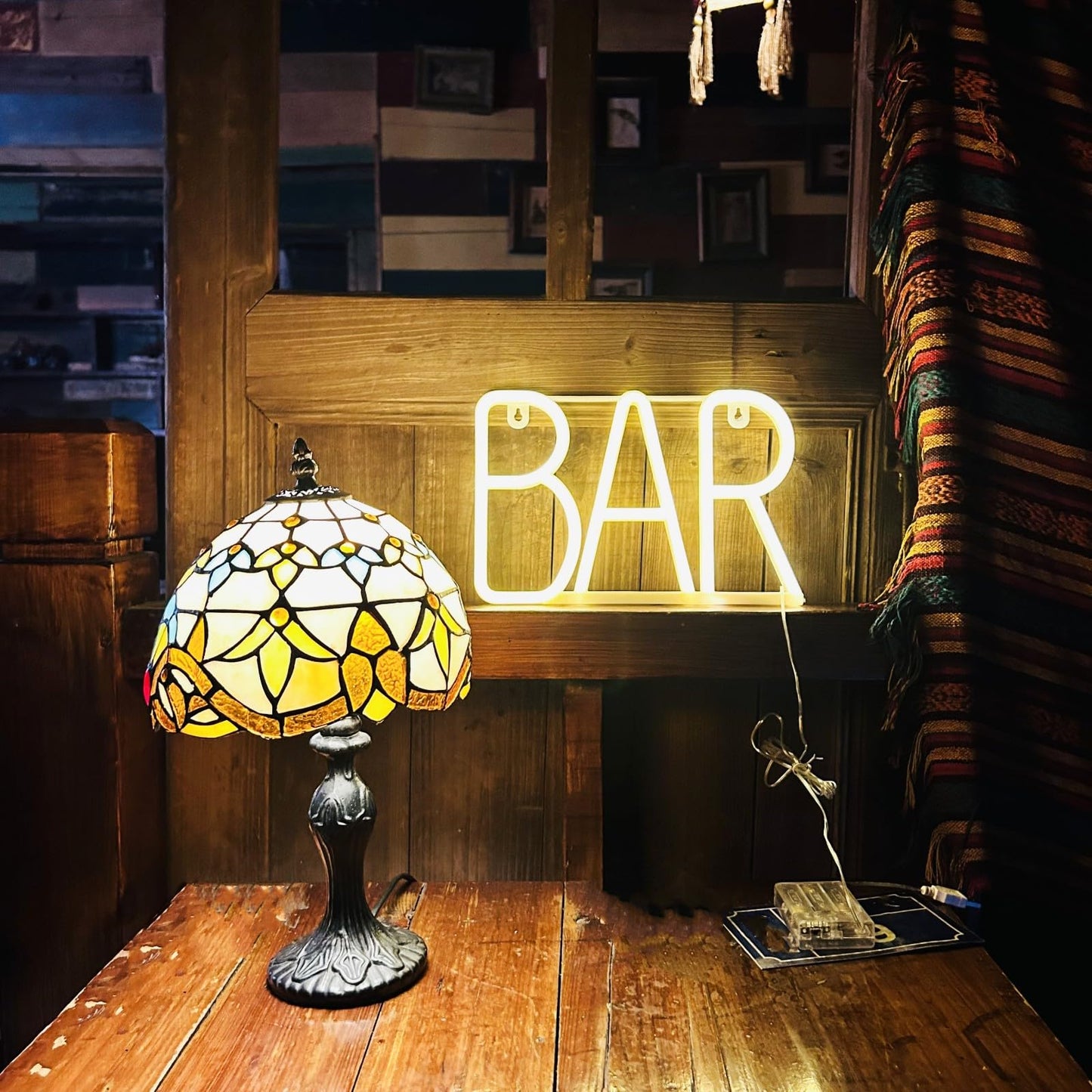 UrsaMajor Neon Sign for Bar, Pub, Party Wall Decor - Led Signs for Home Bar, Business, Christmas Gifts (Warm White)