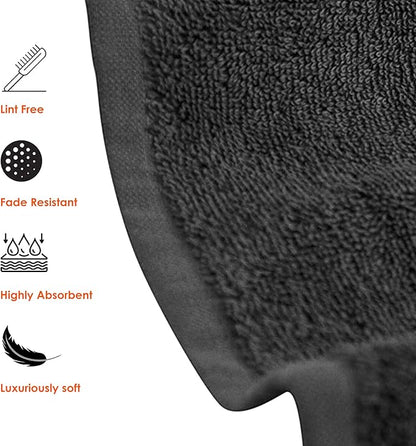 100% Cotton Washcloth Set – Soft, Absorbent Face Towels