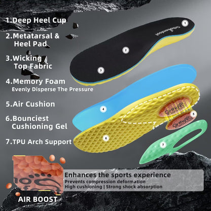Men's Orthopedic Wide Mid Hiking Boots: Comfortable Plantar Fasciitis Orthotic Arch Support Bunions Recovery Trail Sneakers, Leisure Slip Resistant Stylish Standing Walking Shoes Brown Size 11
