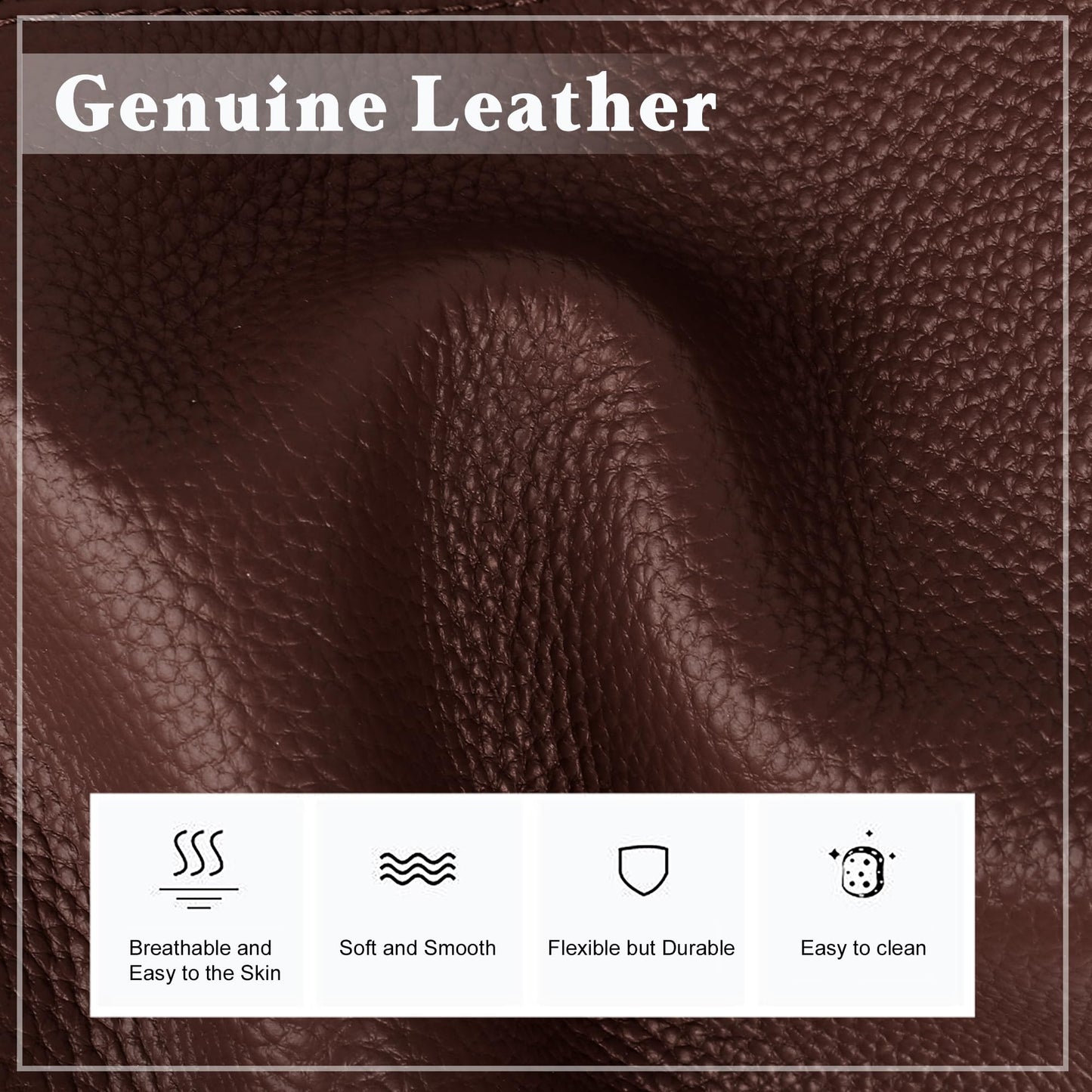 befen Real Leather Dark Brown Tote Bag for Women Work, Women's Tote Bags Purses for Daily and Travel Coffee