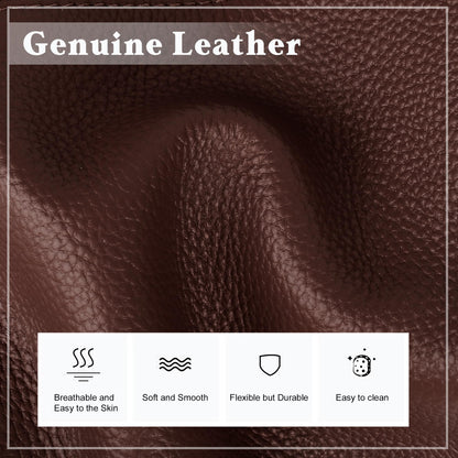 befen Real Leather Dark Brown Tote Bag for Women Work, Women's Tote Bags Purses for Daily and Travel Coffee