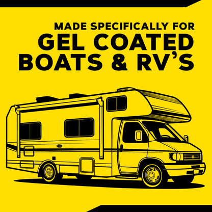 Meguiar's Marine/RV M4516 High Gloss Polish - Professional Grade Boat and RV Polish for a Sleek, High-Shine Finish for Fiberglass & Gel Coat - 16 Oz