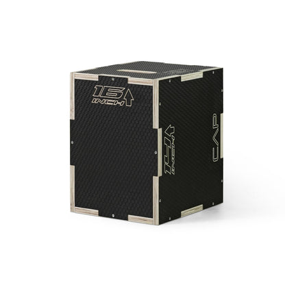 CAP Barbell 3-in-1 Rubber Textured Plyometric Box 16in x 14in x 12in