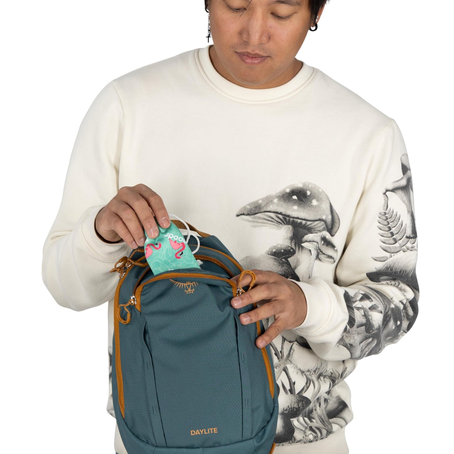Osprey Daylite Shoulder Sling Bag - Crossbody Backpack for Everyday Carry, Festivals, and Travel, Torrent Blue
