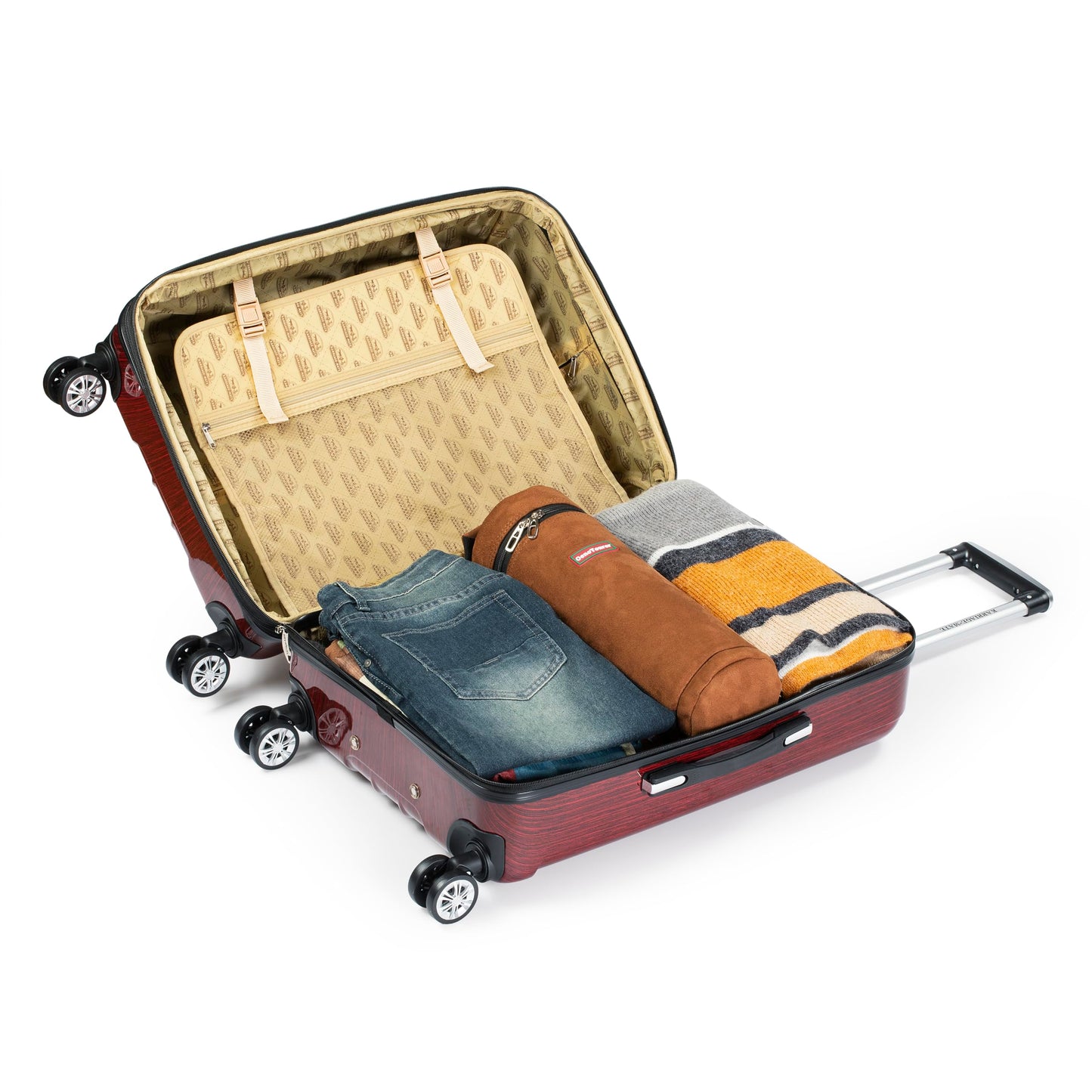 OenoTourer Faux Leather Wine Bottle Wine Bag Insulated Cooler Bag for Airplane Travel Picnic Beach. Unique Gifts For for Men &Women. (Brown, 750)