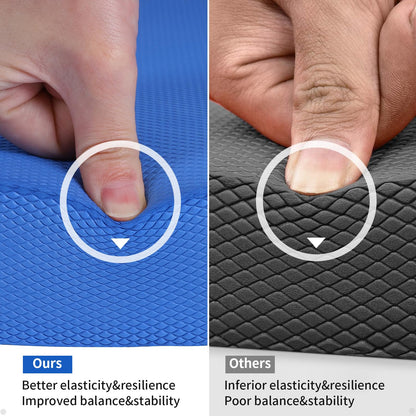 ANVICTOX Balance Pad 19.8 * 15.7 * 2.4",XL Balance Pad for Physical Therapy,Extra Large Foam Balance Board Stability Pad for Rehabilitation Core Training Stretching Mobility (Blue-TPE)