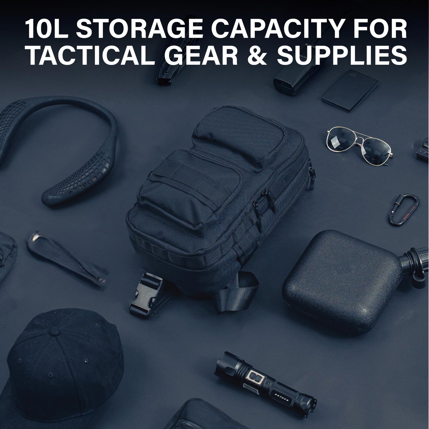 Rothco Tactical Traveler Crossbody Bag – Rugged Outdoor Travel Backpack for EDC Gear