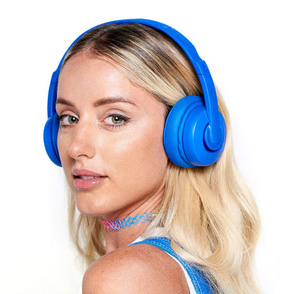 Skullcandy Cassette Wireless On-Ear Headphones, Up to 22 Hours Battery, Foldable Lightweight Design, Backup 3.5mm AUX Cable Included, Microphone for iPhone Android - Black