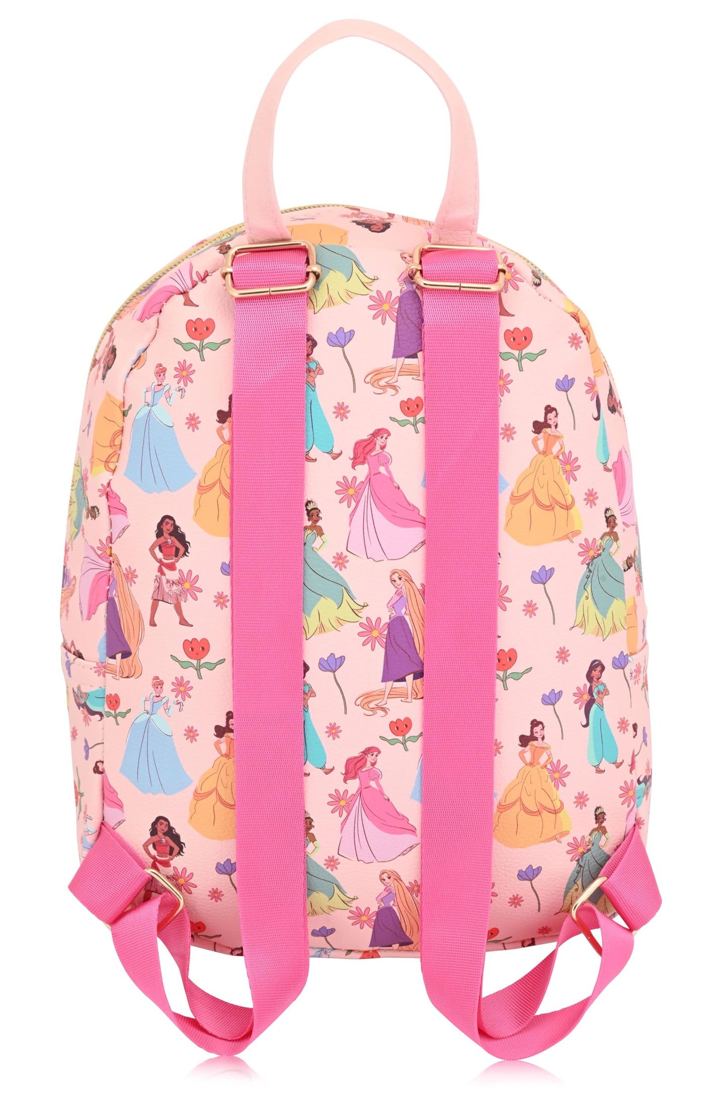 Disney Princess Backpack for Women, Men, Unisex | Cute PU Leather 10" Mini Princess Backpack Purse Shoulder Purse | Princess Bag and Princess Accessories
