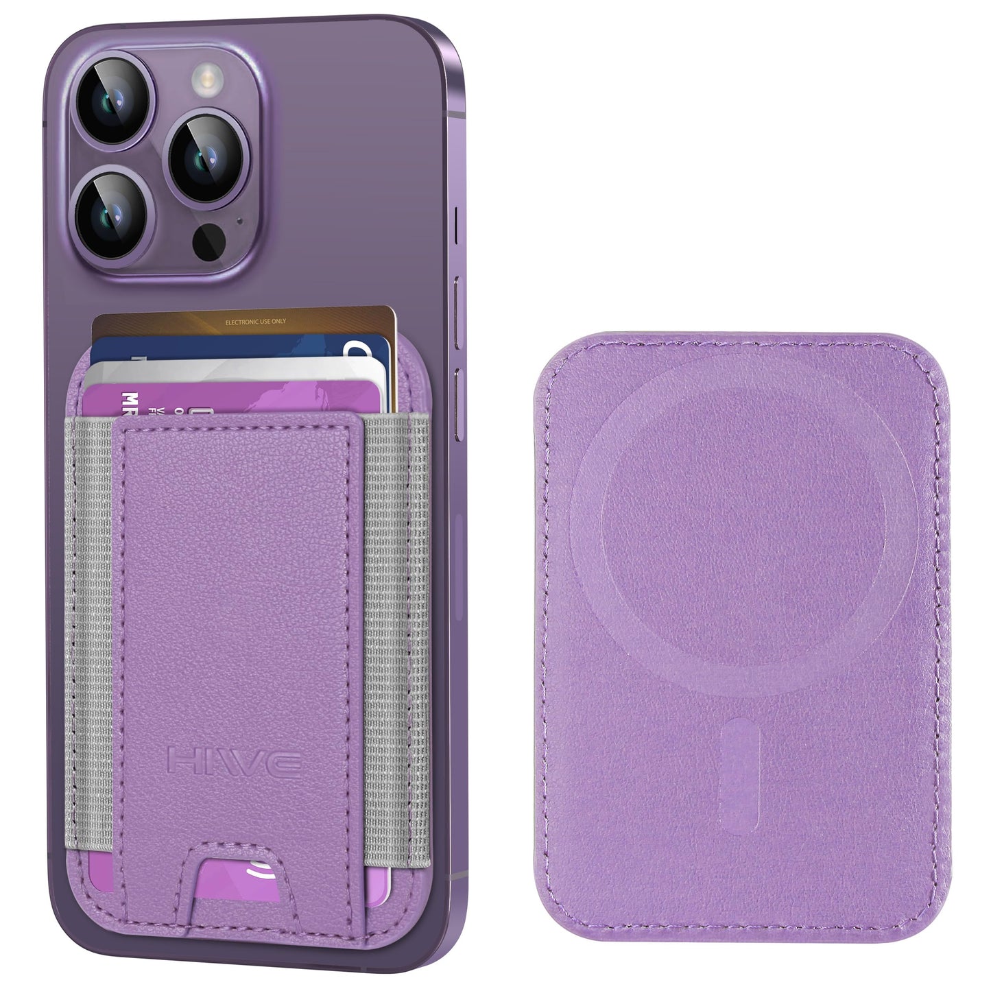 HiWe for MagSafe Wallet: 7-Card Holder, RFID Blocking, Strong Magnet for iPhone 12-17 Series, Slim, 1 Slot