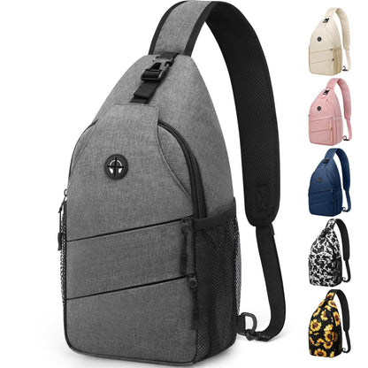 Crossbody Bags for Women Men Trendy Sling Bag Bakpack Casual Chest Bag with Convertible Shoulder Strap