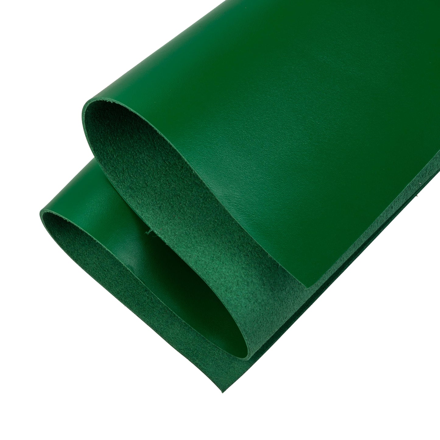 Shkira 12''X24'' Tooling Leather Square - 2.0MM Bright Green Sheets for Crafts - Leather Sheets for Crafts Tooling Sewing Hobby - Thick Cowhide Pieces - Fabric for Crafting