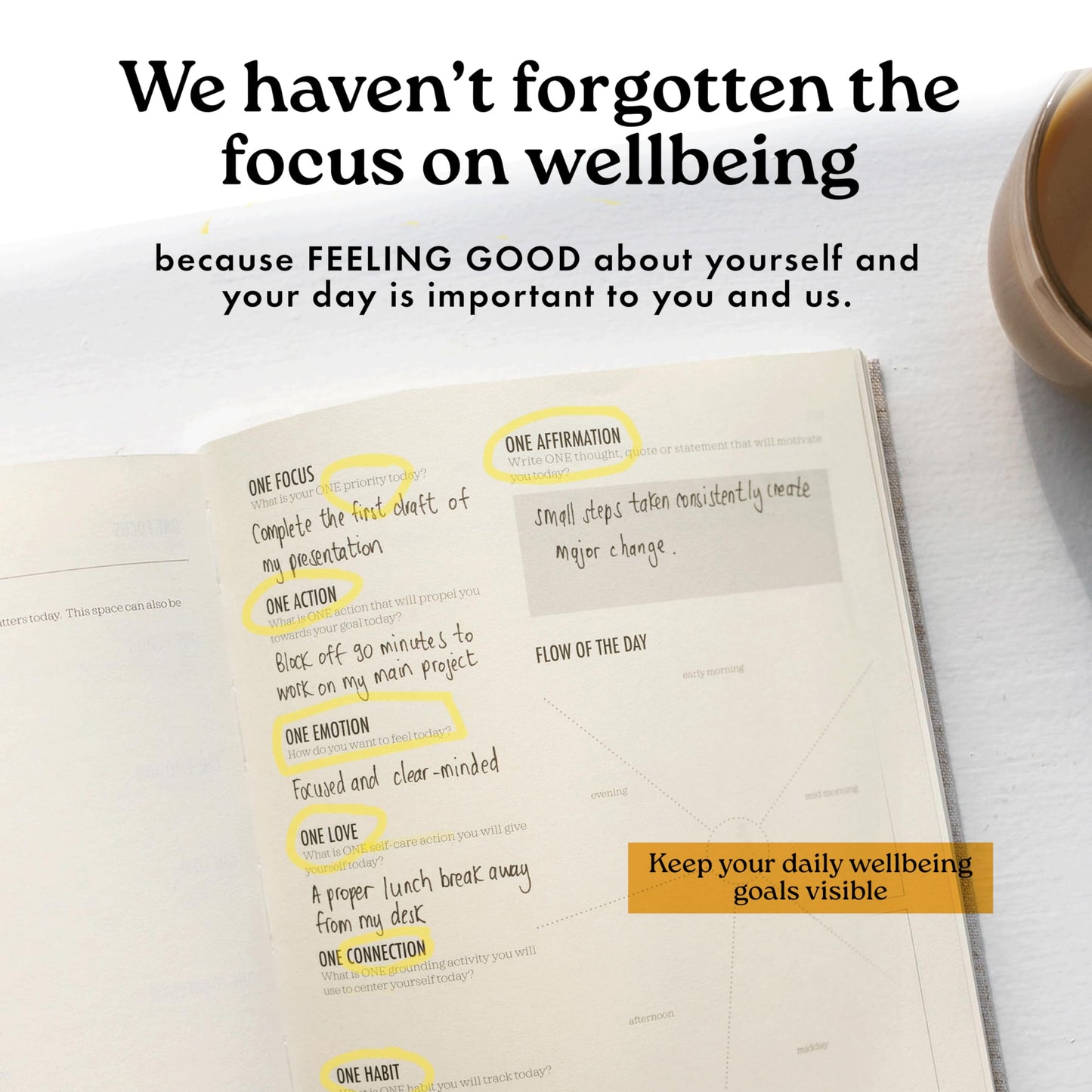 Daily Focus Planner: 90-Day Undated Goal Journal, Vision Mapping, Prioritize To-Do Lists, Wellness, Monthly, Weekly, Daily Goal Setting, Gratitude, Habit Tracking, Gift for Men and Women with ADHD, Neurodivergent Adults, 2026 Productivity, A5, Linen