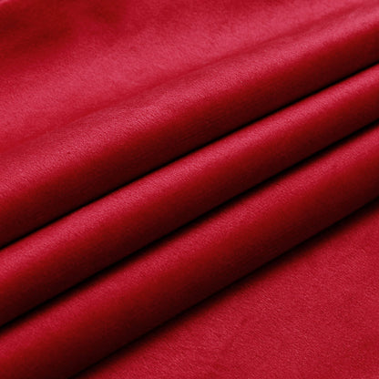NiNi ALL Decorative Throw Pillow Covers Velvet Soft for Couch Sofa Bedroom Living Room Outdoor Pack of 2 18x18 Inch Red