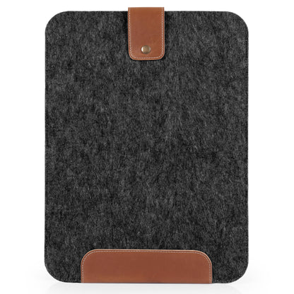 MegaGear 13" Genuine Leather & Fleece Slim MacBook Bag – Stylish & Protective Sleeve for MacBook Pro, MacBook Air, and Laptops