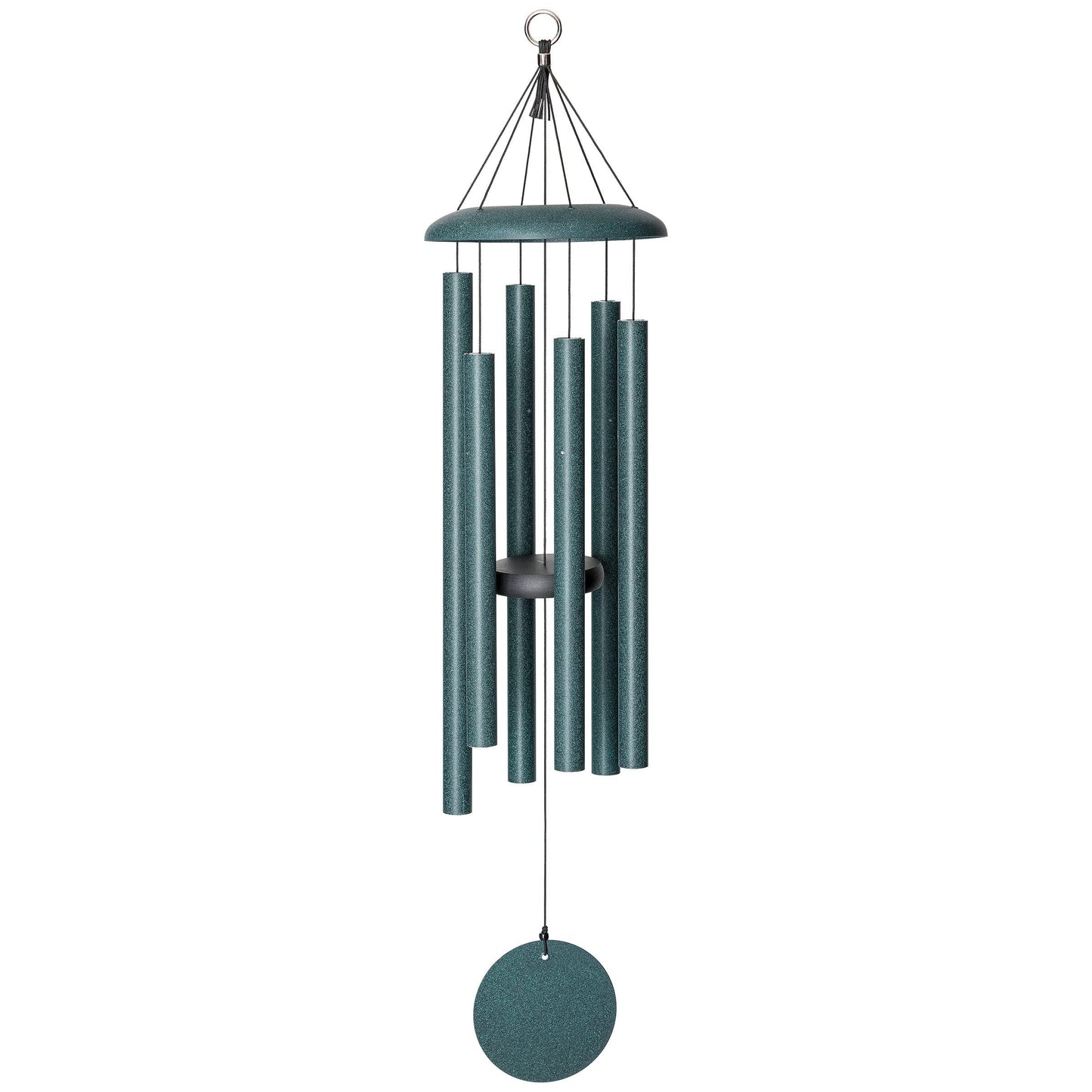 Corinthian Bells 36 Inch Green Large Wind Chimes for Outside, Outdoor Garden Wind Chime with Relaxing Sound, Made in USA