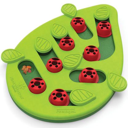 Catstages Buggin' Out Puzzle & Play, Interactive Treat Puzzle Cat Toy, Green